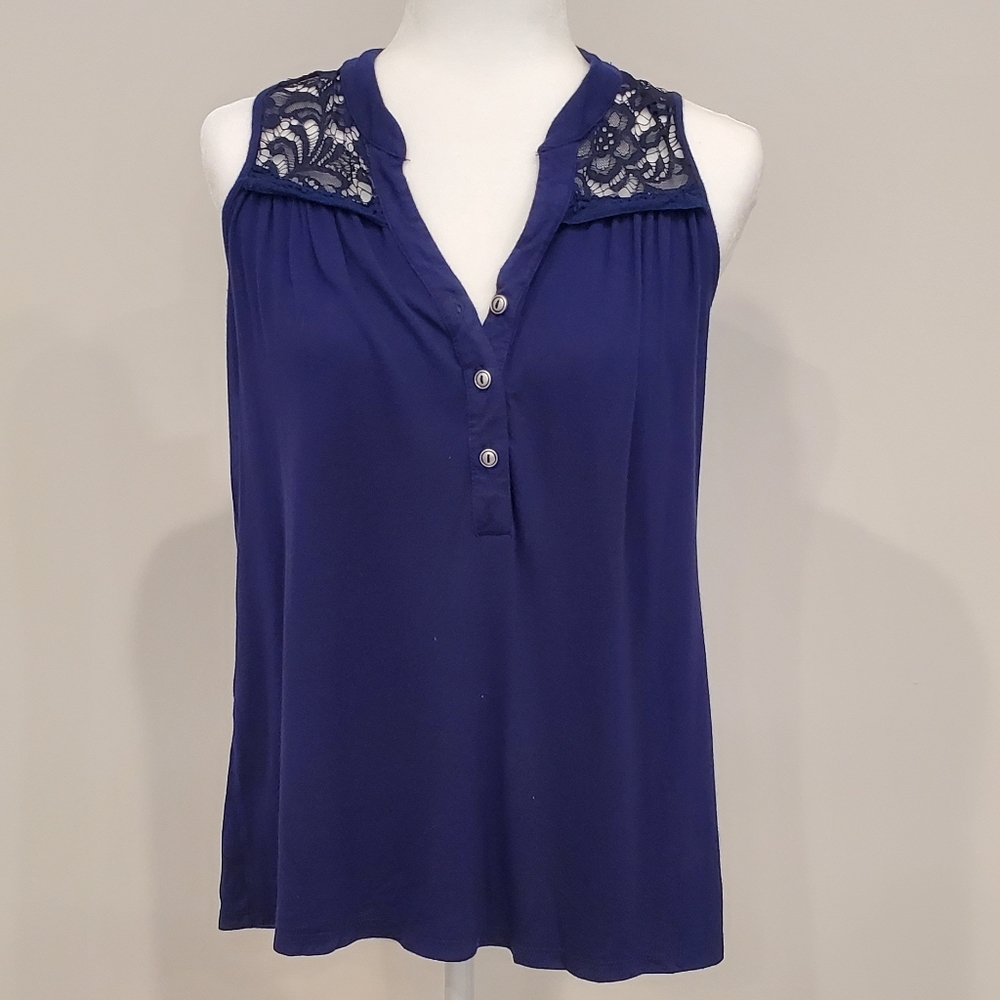 Stitchfix Papermoon Blue Tank Top
